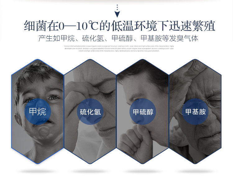 
                                        
                                                            绿之源 活性炭装冰箱除味剂1盒装 活性炭竹炭碳包去味剂除臭剂保鲜去除异味盒                