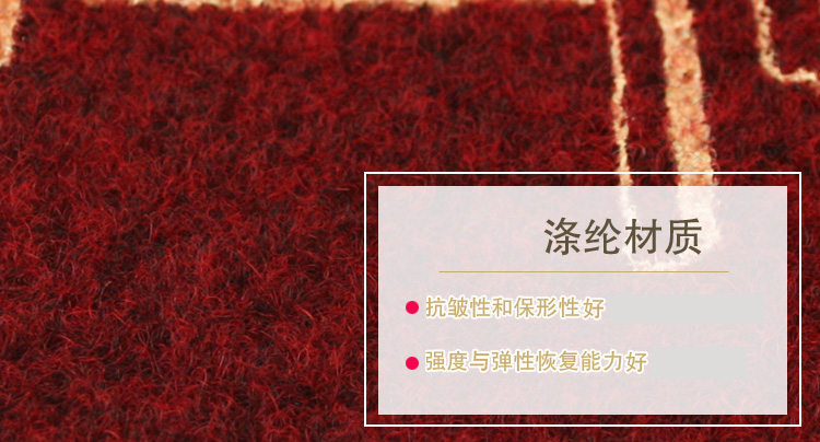 
                                        
                                        青苇 防滑脚垫入户地垫门垫 加厚加密700克 at home红色 50*80cm                