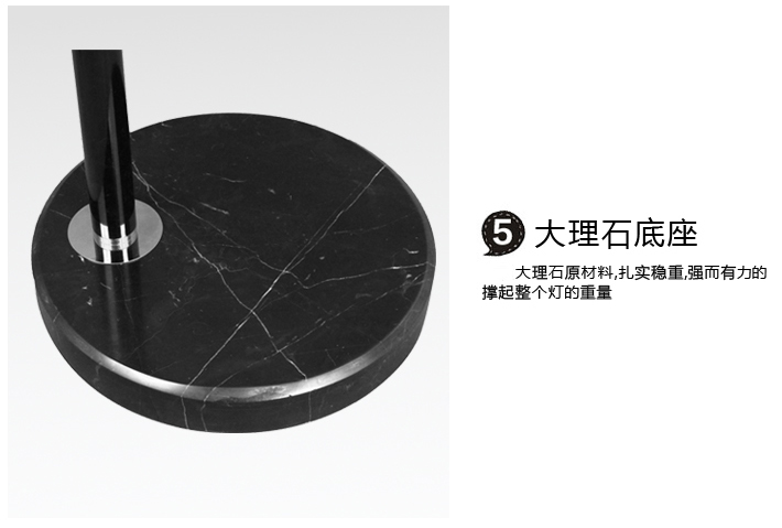 道远亮眼睛 LED落地灯5W暖光 客厅卧室床头灯宜家创意可伸缩布艺钓鱼落地台灯ML888白色