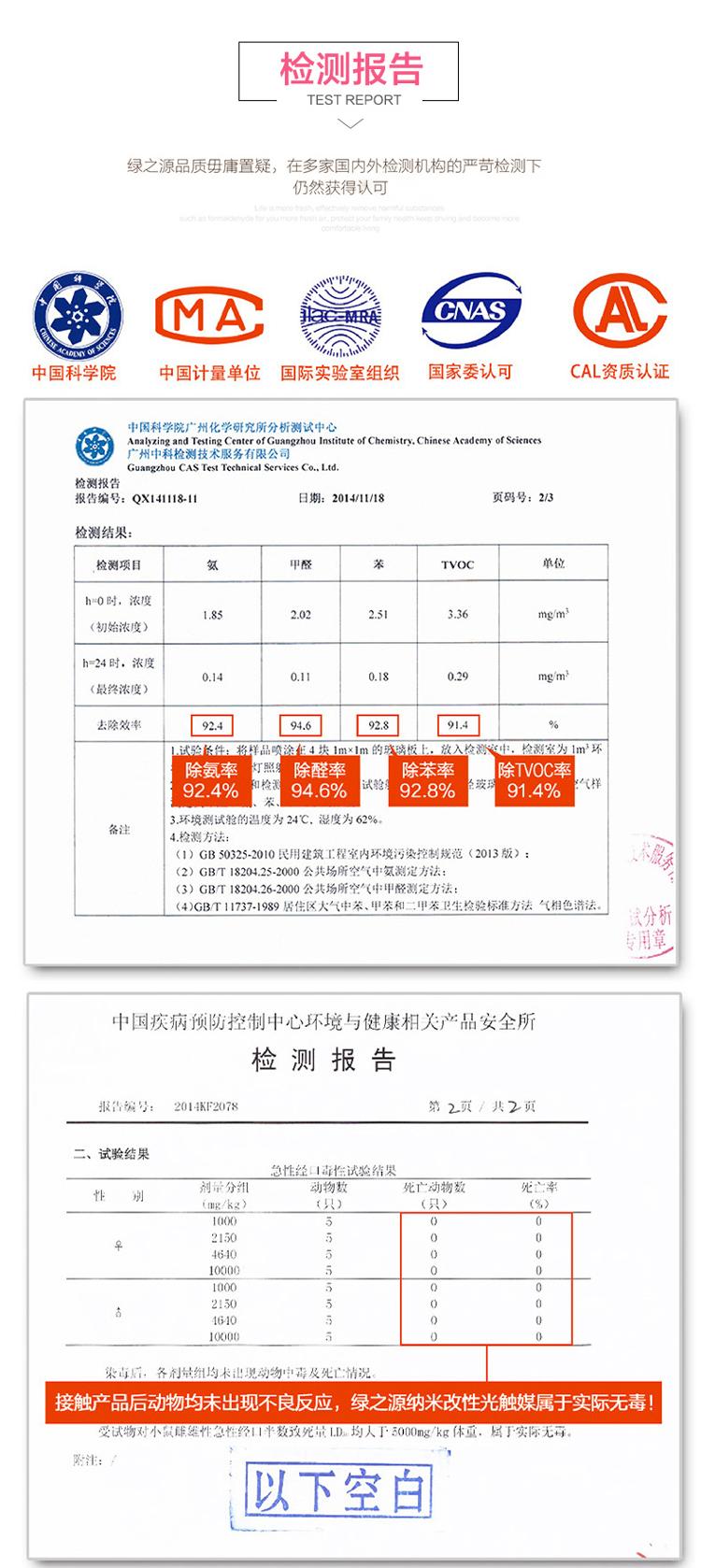 
                                        
                                                            绿之源 家用母婴儿童房专用纳米改性光触媒 除甲醛喷雾剂甲醛清除剂装修除油漆味异味抗菌防霉急入住除味剂                