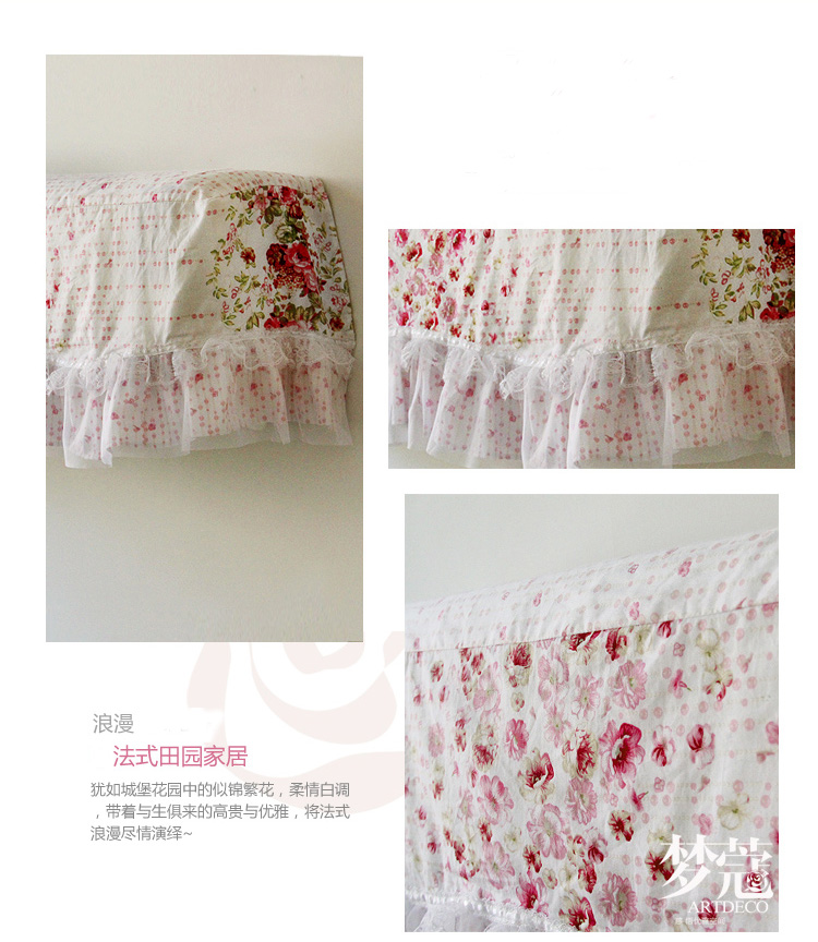 梦蔻（ARTDECO） 全棉空调罩挂机防尘罩 仲夏夜之梦 韩式田园 1.5匹 88*26*17cm