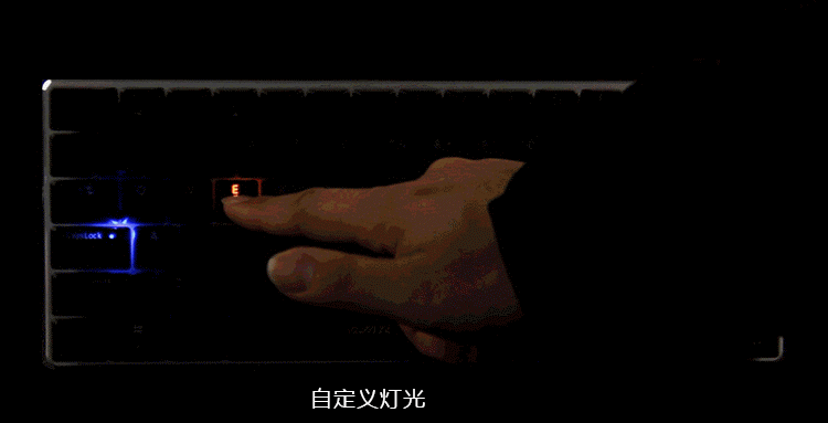 黑爵(ajazz)极客ak33s 烈焰版机械键盘 青轴黑色 背光