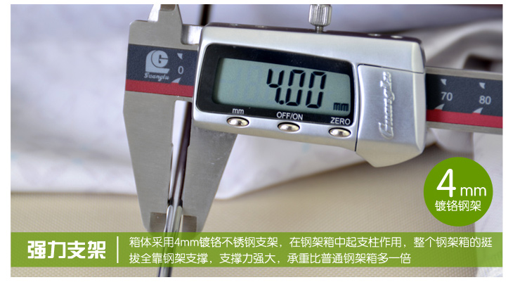 百草园 牛津布三面可视收纳箱 衣服杂物整理箱储物箱 大号66L 1个装 咖色 赠收纳盒