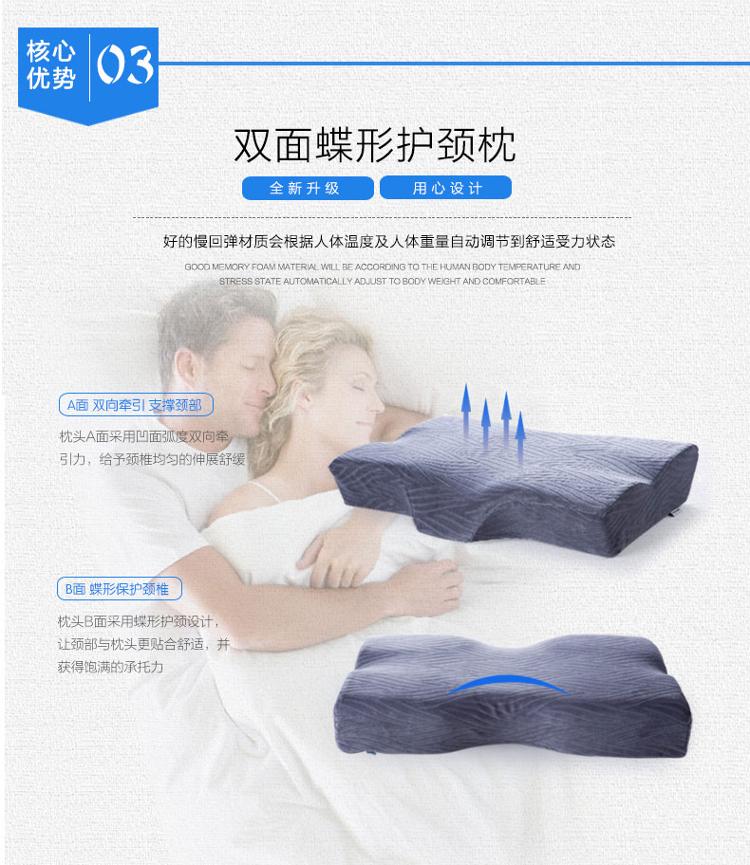 
                                        
                                                            诺伊曼（noyoke）枕芯 高款功能两用记忆枕 颈椎枕 加长款枕头 记忆棉枕头 颈椎枕头 枕头芯                