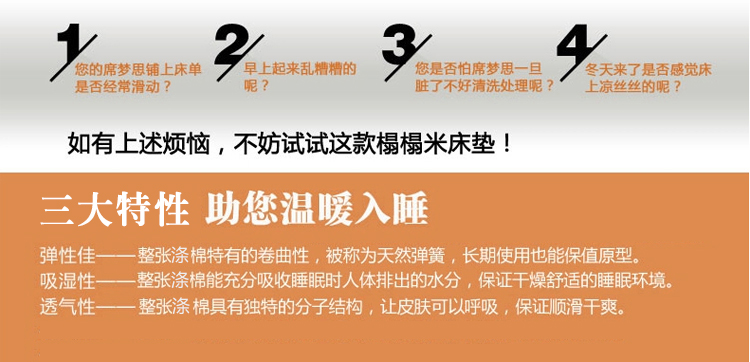 
                    
                                        艾薇 床垫家纺 榻榻米双人床防滑软垫 四季床褥子可折叠薄垫被保护垫 条纹 1.8米床 180*200cm                
