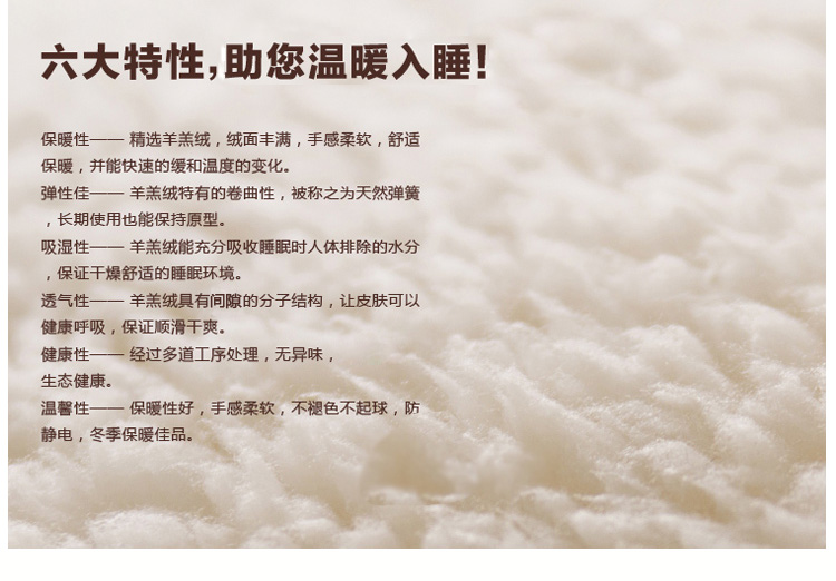 艾维 床品家纺 羊羔绒双人床垫子床褥子垫被榻榻米1.5米