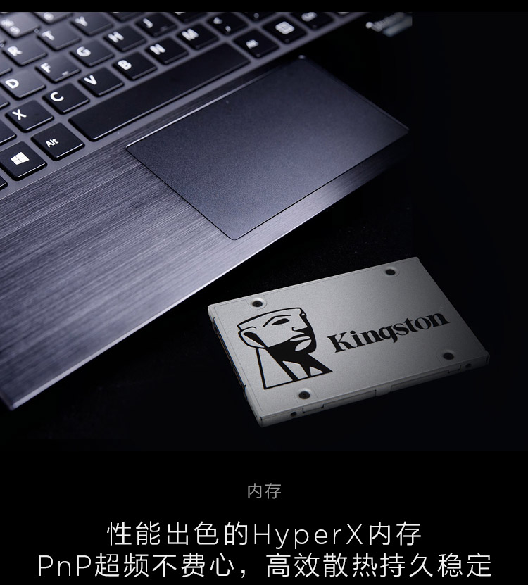 金士顿(Kingston)UV400 SATA3 固态硬盘+骇客神条 Fury系列DDR3 1600台式机内存(套装)