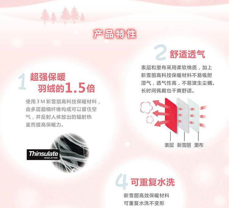 3M 8550 耐适康女士舒适保暖口罩盒装 防病毒 防流感 阻尘 滤菌 女士枣红色一只装