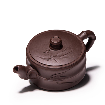 茶人岭  扶风 宜兴紫砂竹节壶茶具150ml