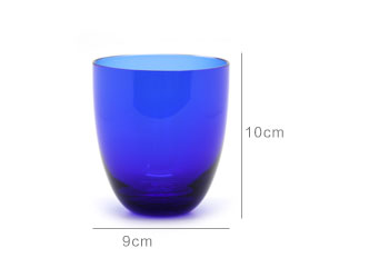 Homix 两件装 芙瑞雅手工无铅水晶玻璃杯 流光琥