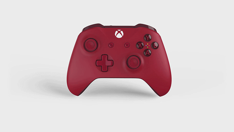 【微软xbox无线控制器 战争红】微软(microsoft) xbox
