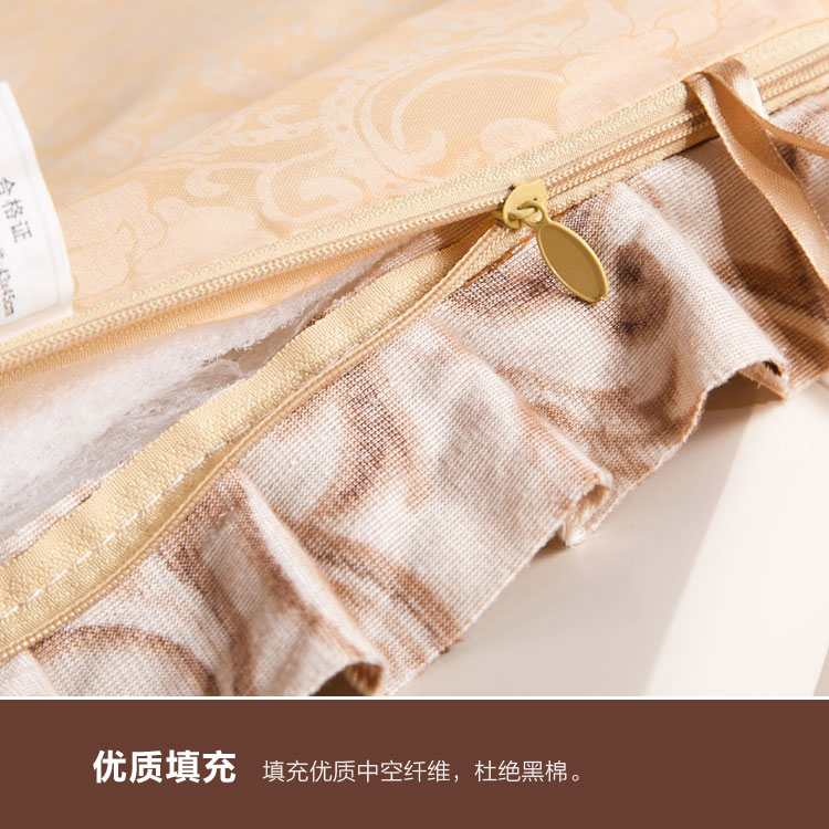 好伴侣 仿超绒印花坐垫43*45 图腾