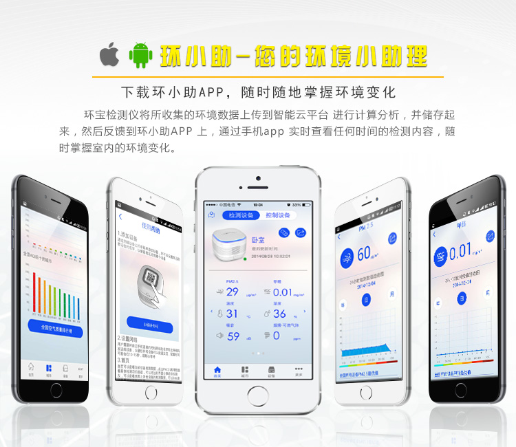 AIDISCOVERY AISN(黑） 环宝 室内环境检测仪 甲醛，PM2.5，可燃气体等六项数值检测 