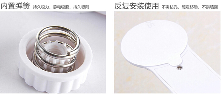 
                                        
                                        顺美 置物架 塑料吸盘三角形浴室架SM-2235 白色                