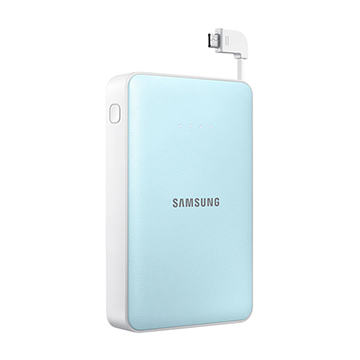 三星（SAMSUNG）11300mAh移动电源/充电宝  柔蓝