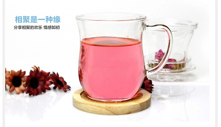 一屋窑400ml耐热玻璃天籁办公茶杯FH-361M