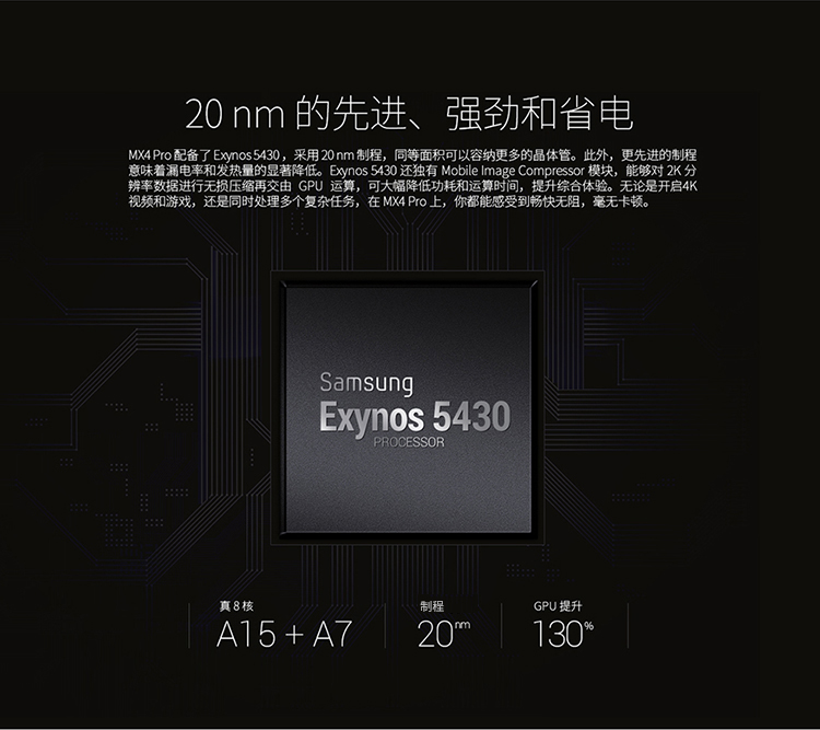 【联通全国标准0元购机】魅族 MX4 Pro 16G 灰色 联通4G手机