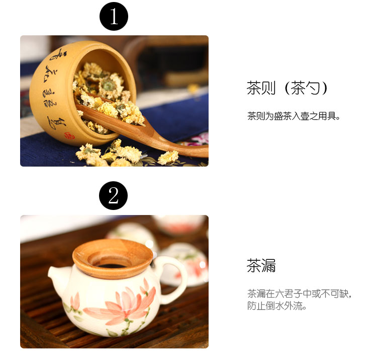 
                                        
                                                            品茶忆友 茶具配件 茶道六君子茶针茶勺茶夹竹制品茶匙（万福）                
