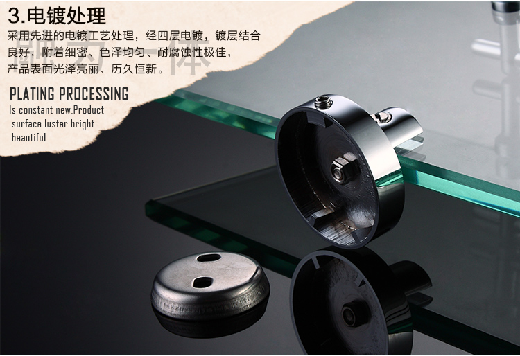 卡萨诗 KASAZI 单层浴室置物架 卫生间置物架 化妆品架 ZK80253