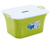 【京东超市】茶花 塑料整理箱 修身收纳箱 22.5L 28571K