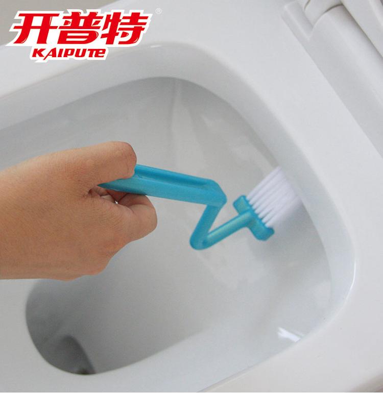 开普特 创意V形马桶刷马桶里侧清洗刷厕所坐便器刷子 WH-9174