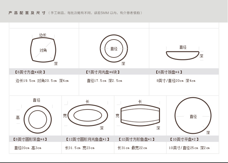 
                                        
                                                                                乐享 景德镇陶瓷家用纯白盘子套装10英寸商用酒店西餐盘凉菜盘意大利面平盘牛排盘饺子盘 2只                