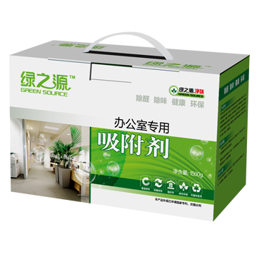 
                                        
                                        绿之源 1500g办公室专用高效吸附剂 除甲醛清除剂活性炭除味剂炭包                