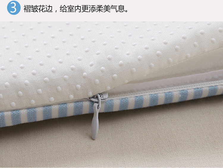 蔻姿（cozzylife）加厚布艺 印花椅坐垫 暮蓝 (2入) 42cm*43cm