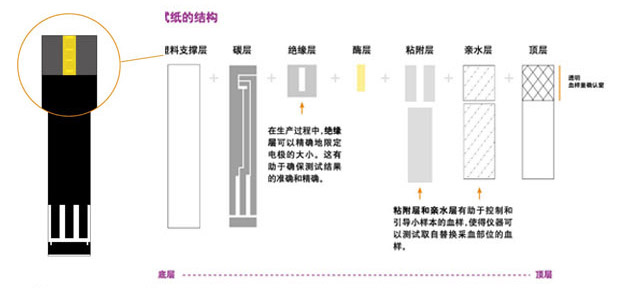 稳豪血糖仪系列产品使用一种称为计时安培电流法的电化学技术来