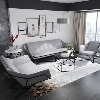 杺 Wood Furniture Official Flagship Products On Ding Poly Sofa Fabric American Nordic Single Double Living Room Lazy Chair Retro Simple Reception Negotiate Combination Furniture Private
