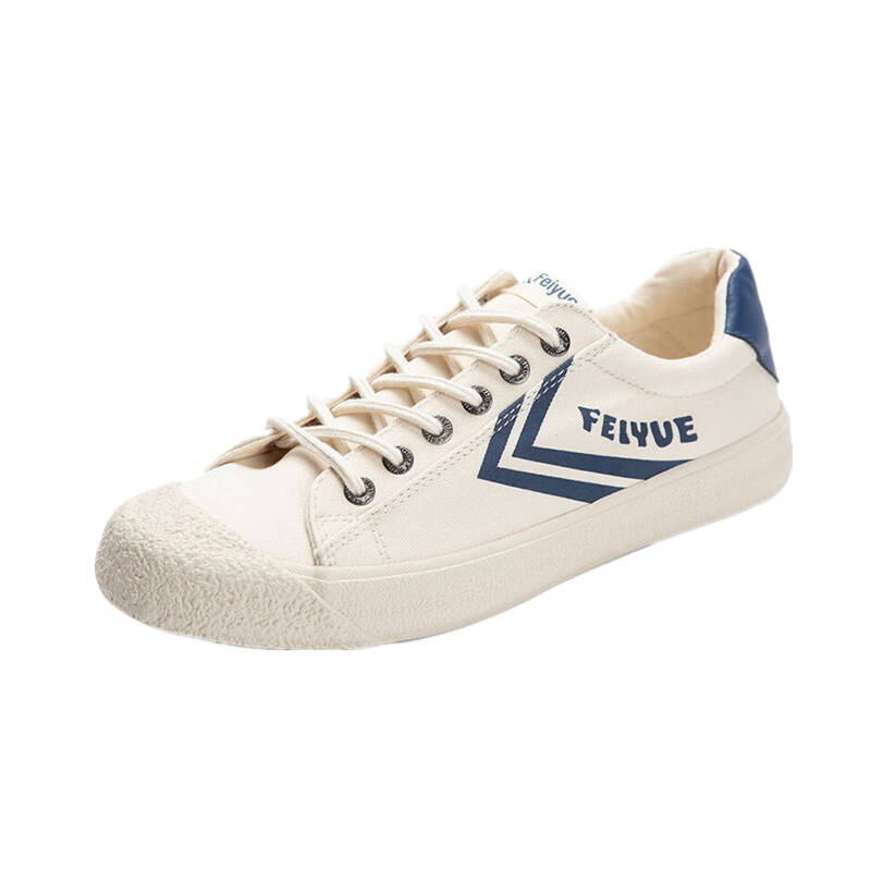 回力白色低帮帆布鞋