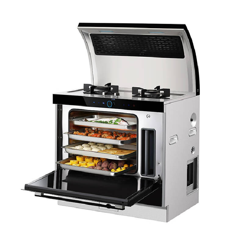 火星人蒸箱天然气集成灶图片