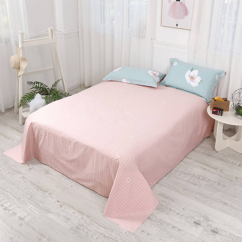 水星家纺全棉加厚床单图片