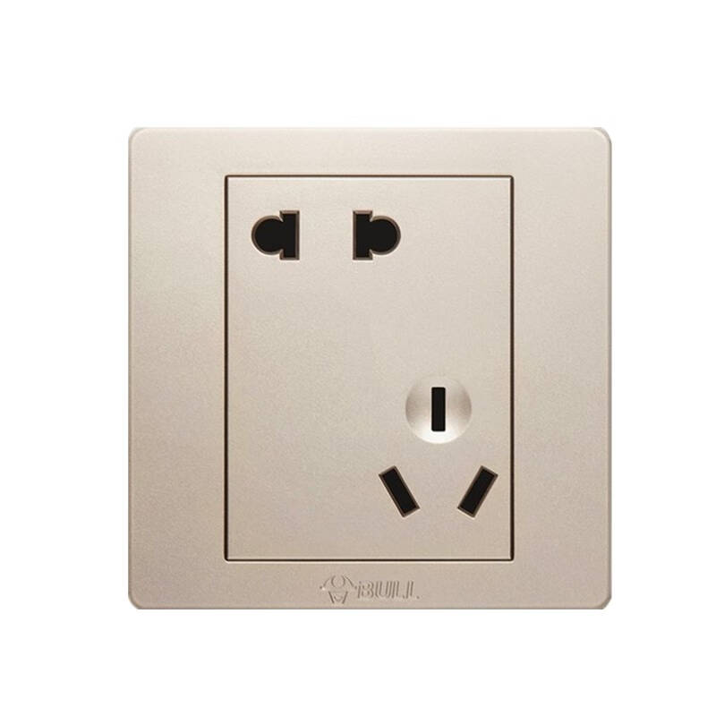 公牛斜五孔插座