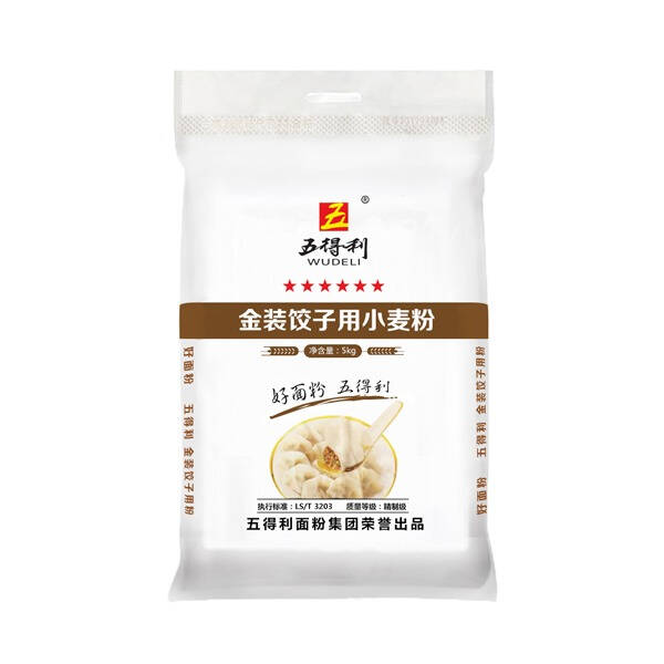 五得利 细密光滑 饺子小麦粉商品图片-1