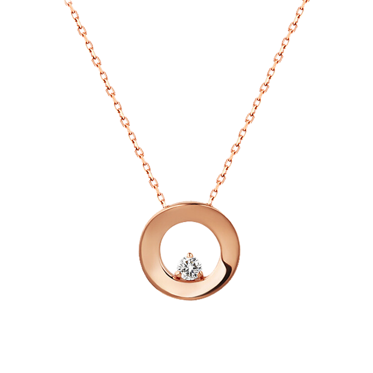 ido18k金钻石项链图片