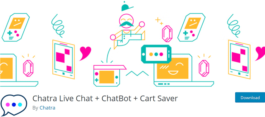 Chatra 实时聊天 + ChatBot + 购物车保护程序