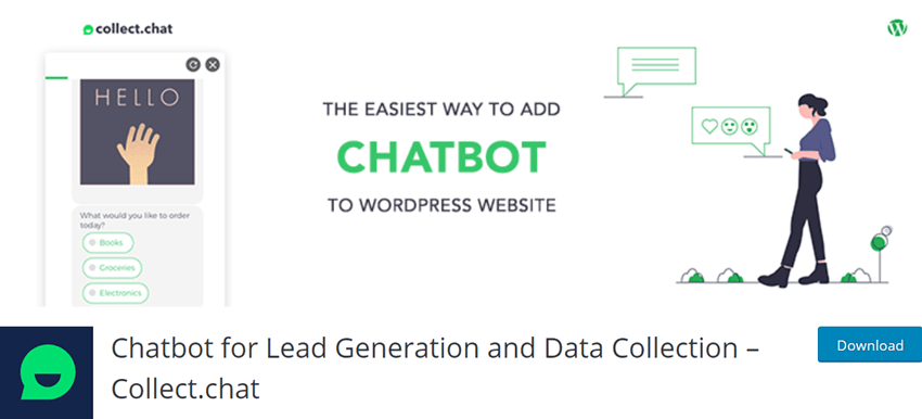 用于潜在客户生成和数据收集的聊天机器人 – Collect.chat