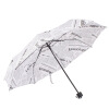 

Jingdong supermarket] American creative newspaper hit cloth three hand off the sunny umbrella M3201