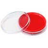 

Deli) 9863 round transparent shell quick print station (red