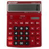 

Sharp (SHARP) EL-8128-RD large screen large key business office calculator national patent protection (wine red