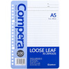 

(COMIX) A5 30 pages PP loose-leaf clip / Notepad 20 holes color random 1 office stationery CRA5307