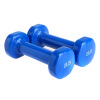 

Nuojin movement fitness dumbbell two loaded with 4 pounds of about 2 kg kg single only 2 pounds * 2 blue