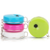 

Deli 8214 candy color mini portable small leather tape measure color random 15 m creative key chain