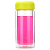 

Jingdong supermarket Hals HAERS 240ml double heat-resistant glass fashion office straight water cup HBL-240-19 color random