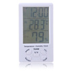 

Yuhuaze electronic hygrometer thermometer large screen with clock date memory function