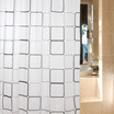 

Qing Wei PEVA shower curtain grid rhyme 180 × 200cm
