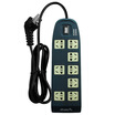 

Maya MAYA lightning protection voltage regulator 8-bit socket smart ground overload protection large spacing plug plug panel 2 m SP812F-TZ