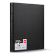 

Deli 5780 300 pages thick PP material loose book business card capacity 600 black