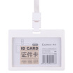 

Comix 40 boxed colorful PP horizontal certificate card sets work permit show card A7931 white